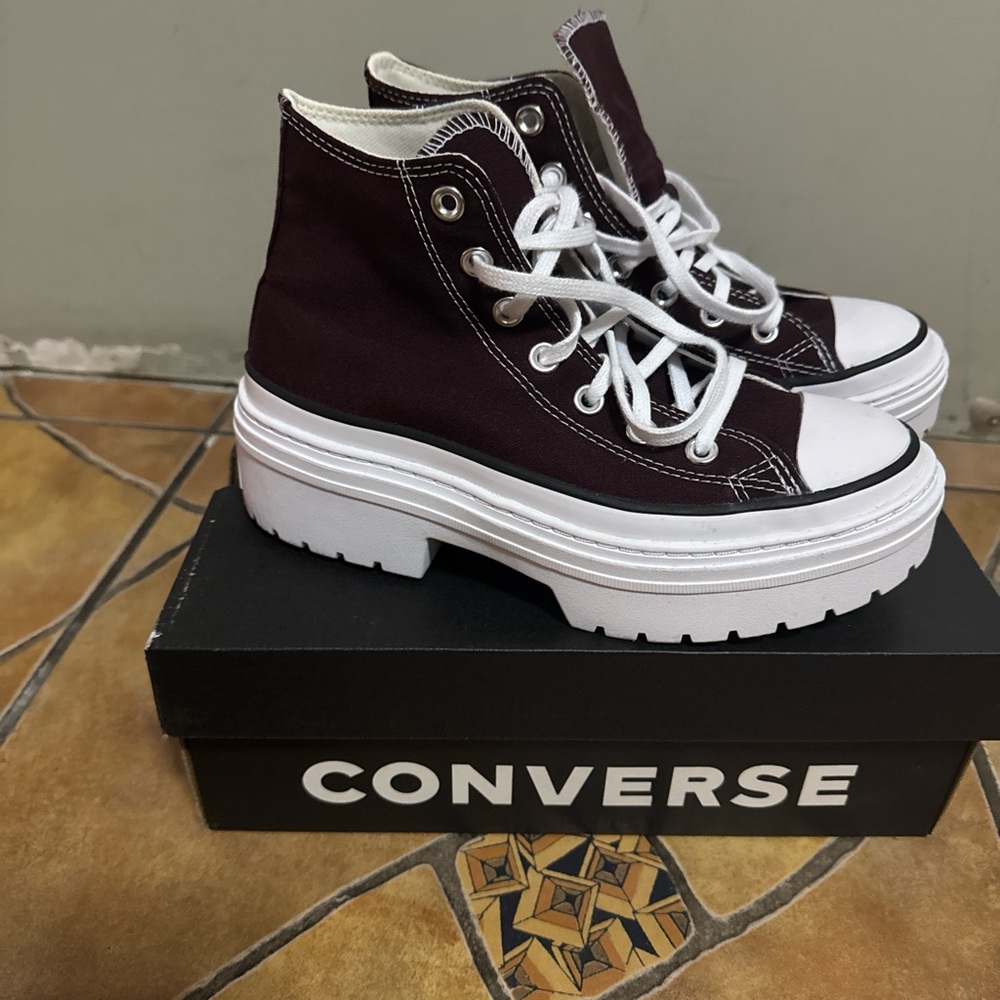 Converse lugged heel high top sneakers